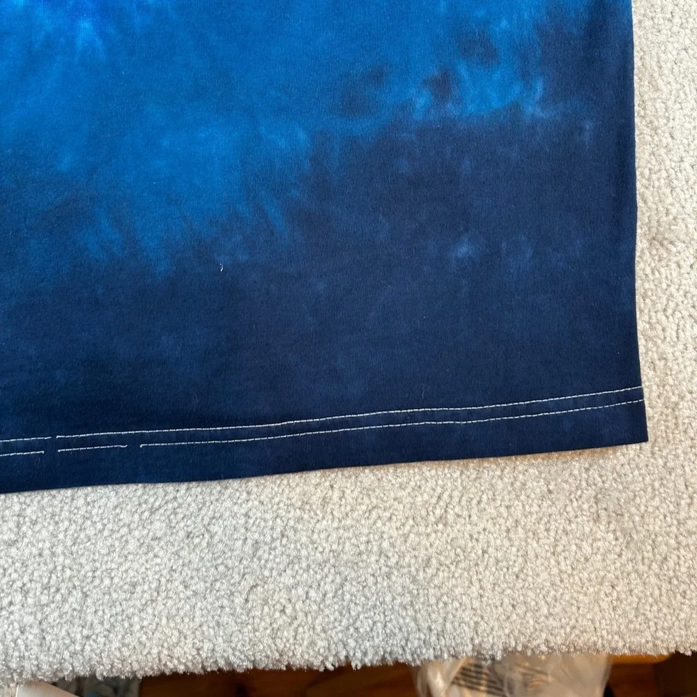 Pink Floyd Pulse Liquid Blue Tie Dye Graphic T-Shirt Blue Men's XL 2005 Rock Tee
